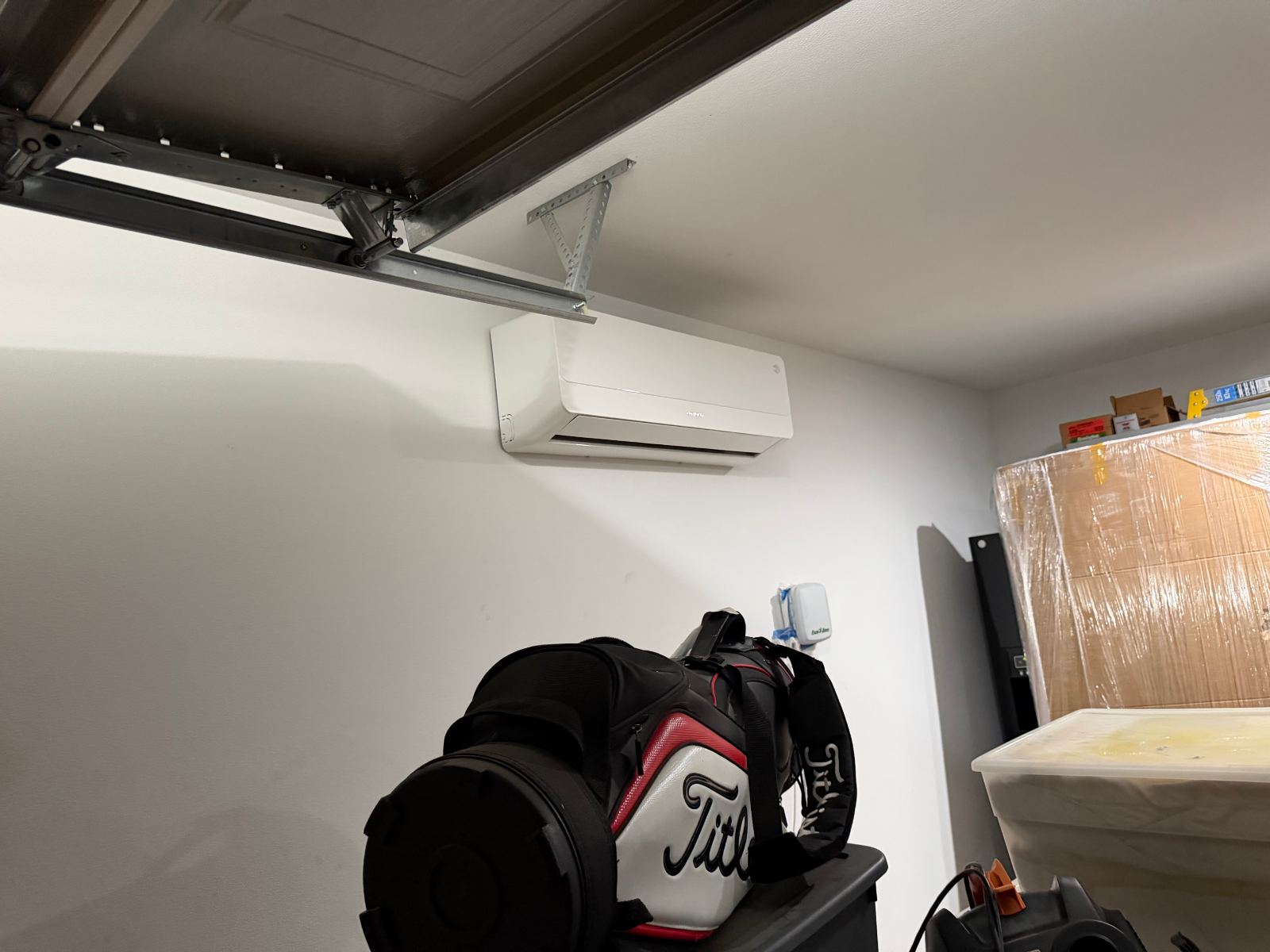 Ductless mini-split indoor unit installed by Tito's Heating and Air