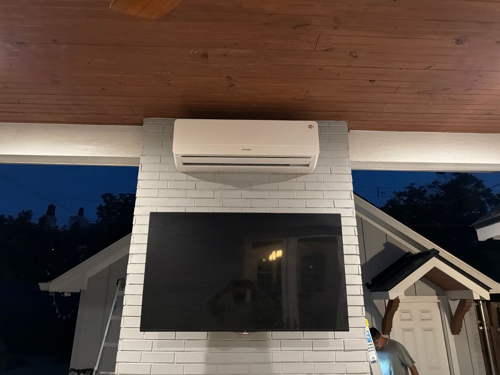 Ductless mini-split unit installed by Tito's Heating and Air